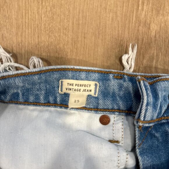 Madewell Perfect Vintage distressed jeans Size 25 - Picture 7 of 7